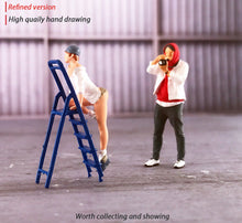 Load image into Gallery viewer, 1:64 Painted Figure Mini Model Miniature Resin Diorama Cameraman Model Shooting