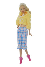 Load image into Gallery viewer, Barbie Doll Clothing 11.5&quot; Girl Wear Fashion Outfits 1/6 Purple Pajama Homeware
