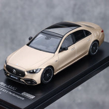 Load image into Gallery viewer, AR 1:64 Gold Benz AMG S63 E Performance Sports Model Diecast Metal Car New Collection