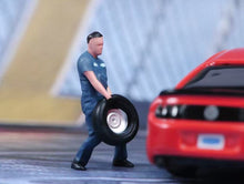 Load image into Gallery viewer, 1:64 Painted Figure Model Miniature Resin Diorama Toy Car Repair Worker Mechanic