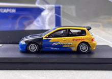 Load image into Gallery viewer, SW 1:64 JDM Carbon Civic EG6 Spoon Racing Sports Model Diecast Metal Car New Collection