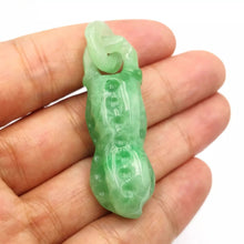 Load image into Gallery viewer, Nature Jade Peanut Pendant Necklace Gift Jewelry charm Blessing Lucky Fortune s