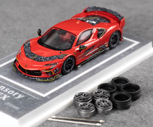 Load image into Gallery viewer, MJ 1:64 Red Mansory F9XX Racing Sports Model Diecast Metal Car New Collection