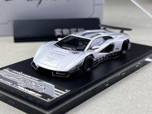 Load image into Gallery viewer, PSC 1:64 Silver LP800-4 Racing Sports Model Diecast Metal Car New Collection