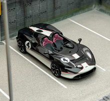 Load image into Gallery viewer, LCD 1:64 Black Carbon #4 Elva Convertible Sports Model Diecast Metal Car New Collection