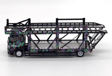 Load image into Gallery viewer, 1:64 UM HKS 500 HINO Ranger Double Transport Truck Model Diecast Metal Car New Collection