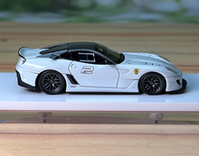 Load image into Gallery viewer, Car's Lounge 1:64 White 599xx GTO #2 Racing Sports Model Diecast Resin Car New