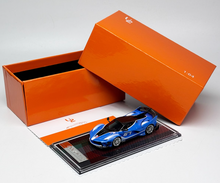 Load image into Gallery viewer, U2 1:64 Blue FXXK EVO #67 Super Racing Sports Model Diecast Resin Car New Collection