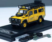 Load image into Gallery viewer, Master 1:64 Yellow Camel Defender 110 SUV ORV Sport Model Diecast Metal Car