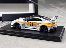 Load image into Gallery viewer, MC 1:64 White GTR R35 LBWK RR #23 Racing Sports Model Diecast Metal Car New Collection