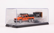 Load image into Gallery viewer, GCD 1:64 Orange ORV Defender 6x6 Camper Tent SUV Model Diecast Metal Car New