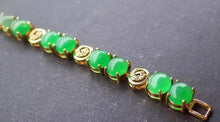 Load image into Gallery viewer, Nature Jade Beaded Bracelet Jewelry Blessing Lucky Fortune Gift For Her Green bb