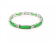 Load image into Gallery viewer, Nature Jade Beaded Bracelet Jewelry Blessing Lucky Fortune Gift For Woman Green