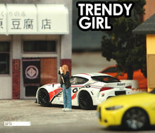 Load image into Gallery viewer, 1:64 Painted Figure Mini Model Miniature Resin Diorama Sand Taking Picture Girl New Scene