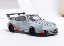 Load image into Gallery viewer, Top 1:64 Gray RWB 993 LBWK Racing Sports Classic Model Diecast Metal Car New Collection