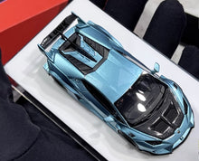 Load image into Gallery viewer, 1:64 Ice Blue LP610 Huracan GT Sports Model Diecast Resin Car New Collection