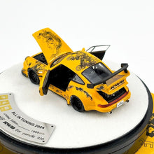 Load image into Gallery viewer, PGM 1:64 Yellow Dragon RWB 930 Classic Sports Model Diecast Metal Car New Collection