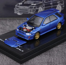 Load image into Gallery viewer, MH 1:64 JDM Blue Impreza WRX STI VI Wagon Sports Model Diecast Metal Car New Collection