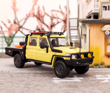 Load image into Gallery viewer, AB 1:64 Yellow Land Cruiser J70 LC79 Pickup Truck Model Diecast Metal Car New