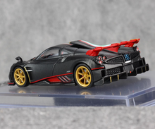 Load image into Gallery viewer, CM 1:64 Black Carbon Gold Rims Imola Racing Sports Model Diecast Metal Car New Collection