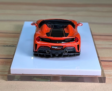 Load image into Gallery viewer, NEY 1:64 Orange 488 Pista Convertible Racing Sport Model Diecast Resin Car New