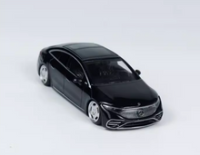 Load image into Gallery viewer, DM 1:64 Black EQS 580 4MATIC EV Sedan Sports Model Diecast Metal Car New Collection