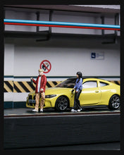 Load image into Gallery viewer, 1:64 Painted Figure Mini Model Miniature Resin Diorama Drinking Couple Man Lady New Scene