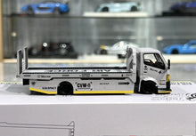 Load image into Gallery viewer, MT 1:64 Gray AF H300 Flatbed Trailer Tow Truck Model Diecast Metal Car New Collection