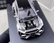 Load image into Gallery viewer, DCM 1:64 Silver RS6 2NCS Wagon Widebody Kit Sports Model Diecast Metal Car New Collection