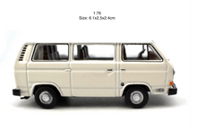 Load image into Gallery viewer, 1:76 White VW T25 Delivery Mini Van Transporter Model Diecast Metal Car New Collection