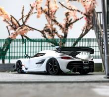 Load image into Gallery viewer, CM 1:64 White Jesko Absolut Super Racing Sport Model Diecast Metal Car New Collection
