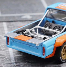 Load image into Gallery viewer, SW 1:64 Blue 1977 F150 Gulf Hoonigan Pickup Truck Model Diecast Metal Car New