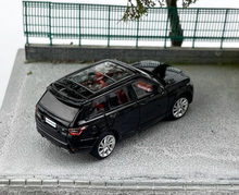 Load image into Gallery viewer, WHELART 1:64 2018 Black Range Rover Sports SUV Model Diecast Metal Car New Collection