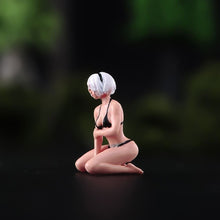 Load image into Gallery viewer, 1:64 Painted Unpainted Figure Model Miniature Resin Diorama Bikini Woman Lady New