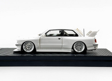 Load image into Gallery viewer, NA 1:64 White E30 Coupe Pandem Widebody Sports Model Diecast Resin Car New Collection