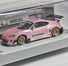 Load image into Gallery viewer, MJ 1:64 Pink GT 86 V3 Pandem Coupe Sports Model Diecast Metal Car New Collection