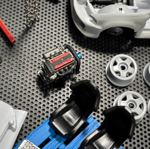 Load image into Gallery viewer, 1:64 Evo Parts 4G63 Engine Lifting Bracket Garage Scene Model Resin Car Set