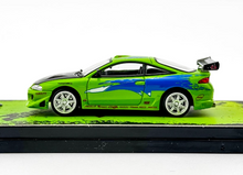 Load image into Gallery viewer, Transcend 1:64 Green 1995 Eclipse GS FNF Sports Model Diecast Metal Car New Collection