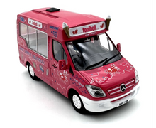 Load image into Gallery viewer, OXFORD 1:43 Pink Benz Ice Cream Cart Van Truck Classic Model Diecast Metal Car New