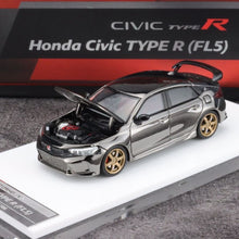 Load image into Gallery viewer, MH 1:64 Plating Black CIVIC Type R FL5 Sports Model Diecast Metal Car New Collection