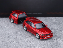 Load image into Gallery viewer, Mortal 1:64 HEC Red Altezza Wagon Trailer Sports Model Diecast Metal Car New Collection