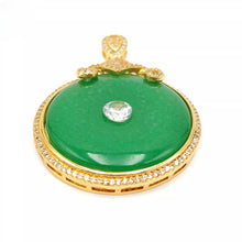 Load image into Gallery viewer, Nature Jade Ruyi Peace Pendant Necklace Gift Jewelry charm Blessing Fortune a