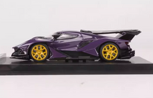 Load image into Gallery viewer, SCArt 1:64 Purple Intensa Emozione IE Racing Sport Model Diecast Metal Car New