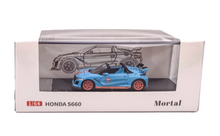 Load image into Gallery viewer, Mortal 1:64 Blue S660 Gulf Convertible Sports Model Diecast Metal Car New
