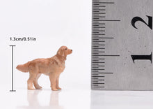 Load image into Gallery viewer, 1:64 Painted Figure Model Miniature Resin Sand Pet Dog Golden Retriever Lovely