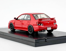 Load image into Gallery viewer, 1:64 Furuya Red Impreza WRX STI IX 9 GD Sedan Model Diecast Metal Car New Collection