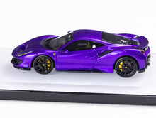 Load image into Gallery viewer, RW 1:64 Purple 488 Pista Hard Top Racing Sports Model Diecast Resin Car New Collection
