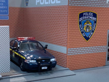 Load image into Gallery viewer, 1:64 596 Blue State Trooper Police Crown Victoria CV Model Diecast Metal Car