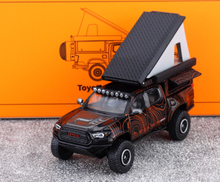 Load image into Gallery viewer, GCD 1:64 Black TACOMA Camper Pickup ORV Sports Model Diecast Metal Car New Collection