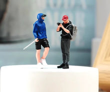 Load image into Gallery viewer, 1:24 Painted Figure Model Miniature Resin Diorama Sand Mountain Climers Set